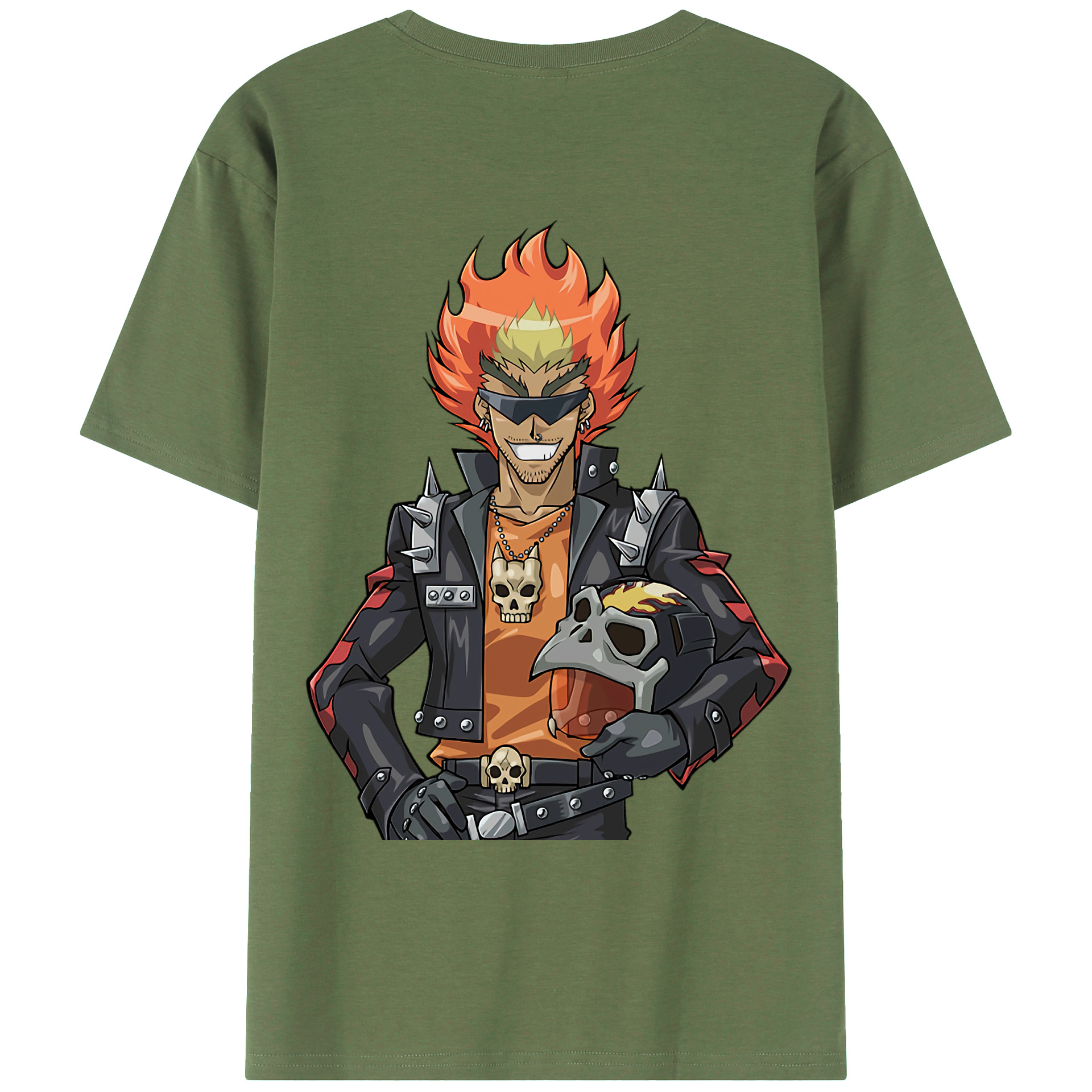 （画像用） 遊☆戯☆王 Yu-Gi-Oh! 綿100％ メンズ半袖Tシャツ（バックプリント） 通気性